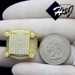 MEN 925 STERLING SILVER LAB DIAMOND ICED BLING RING*GR54