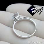 WOMEN 925 STERLING SILVER 1CT ROUND CUT CZ SIMPLE ENGAGEMENT RING SIZE 6-9*SR63