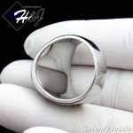 MEN's Stainless Steel Silver Black Oval Onyx Vintage Ring Size 8-13*R88