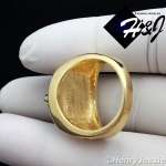 MEN's Stainless Steel Gold Black Onyx MASONIC CZ Ring Size 8-13*GR94