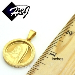 MEN WOMEN Stainless Steel Gold Virgin Mary Our Lady Of Guadalupe Pendant*GP54