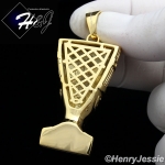 MEN's Stainless Steel HEAVY Gold 3D Egyptian Queen Nefertiti Charm Pendant*GP91