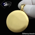 MEN's Stainless Steel HEAVY Gold Egyptian Eye of Horus Round Charm Pendant*GP92