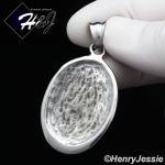 MEN Stainless Steel Silver/Black Virgin Mary Our Lady Of Guadalupe Pendant*P101