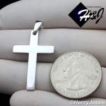 MEN WOMEN 925 STERLING SILVER PLAIN SIMPLE CROSS CHARM PENDANT*SP194