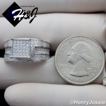 WOMEN 925 STERLING SILVER ICED BLING ENGAGEMENT RING SIZE 6-10*SR86