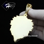 MEN 14K WHITE GOLD FINISH ICED BLING GOLD LION KING HEAD PENDANT*GBP5