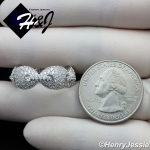 MEN WOMEN 925 STERLING SILVER LAB DIAMOND BLING SILVER GUCCI MARINER LINK RING*SR108