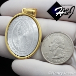 MEN's Stainless Steel Gold/Silver Virgin Mary Our Lady Of Guadalupe Charm Pendant*GP26