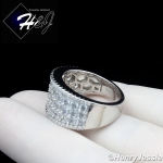 WOMEN 925 STERLING SILVER ICY BLING CZ ETERNITY RING SIZE 6-10*SR138