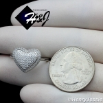 WOMEN 925 STERLING SILVER BLING HEART SHAPE ENGAGEMENT RING SIZE 6-9*SR113