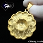 MEN WOMEN Stainless Steel Rainbow Rhinestone Happy Face Flower Pendant*GP126