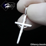 MEN WOMEN 925 STERLING SILVER SMALL JESUS CHRIST CROSS CRUCIFIX CHARM PENDANT*SP293