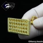 925 STERLING SILVER ICY DIAMOND SILVER EYE OF HORUS 3D GOLD PYRAMID PENDANT*GP312