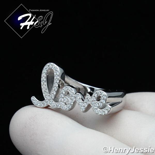 WOMEN 925 STERLING SILVER ICY BLING CZ 