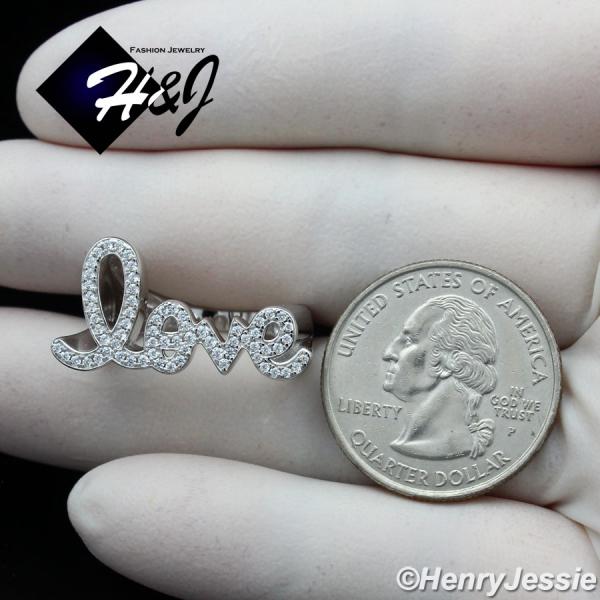 WOMEN 925 STERLING SILVER ICY BLING CZ 