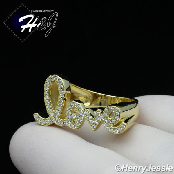 WOMEN 925 STERLING SILVER ICY BLING CZ GOLD 