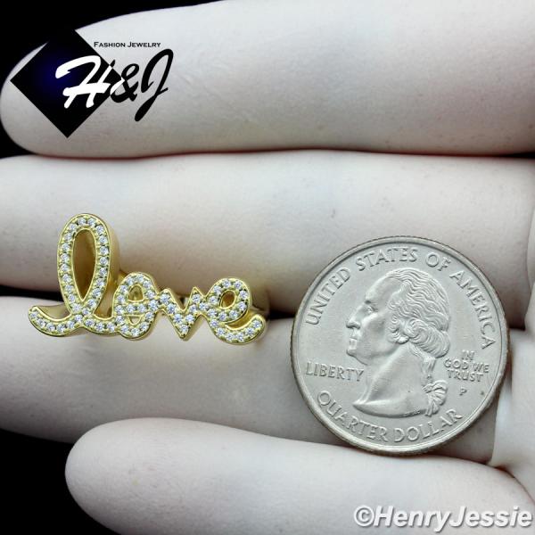 WOMEN 925 STERLING SILVER ICY BLING CZ GOLD 