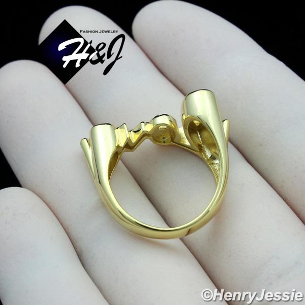 WOMEN 925 STERLING SILVER ICY BLING CZ GOLD 