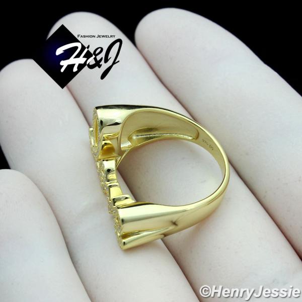 WOMEN 925 STERLING SILVER ICY BLING CZ GOLD 