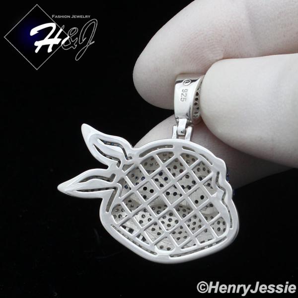 925 STERLING SILVER ICY CZ GOLD PLATED/SILVER NINJA BLUE/RED TURTLE PENDANT*P413