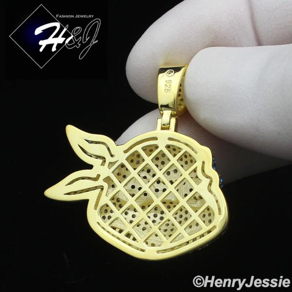 925 STERLING SILVER ICY CZ GOLD PLATED/SILVER NINJA BLUE/RED TURTLE PENDANT*P413